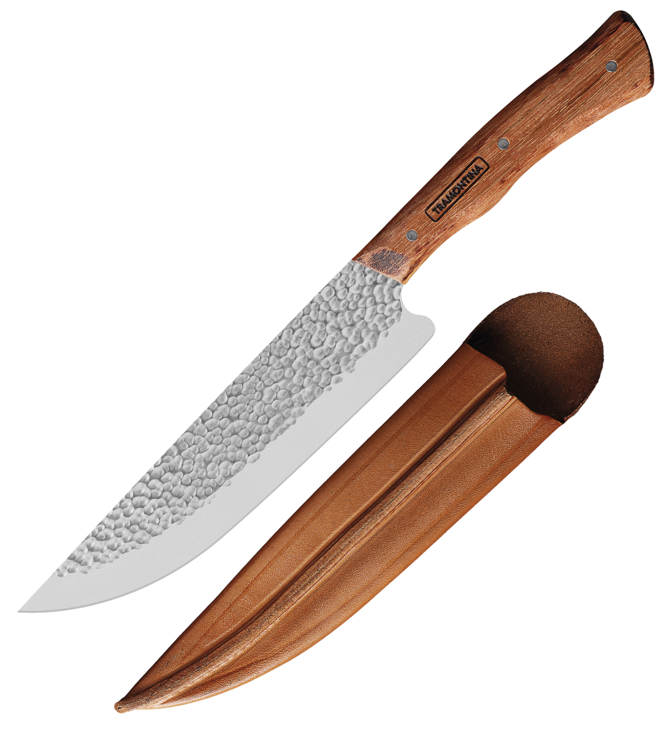 Нож для мяса Tramontina Nomade нержавеющая сталь с чехлом 19,1 см (22869/008)