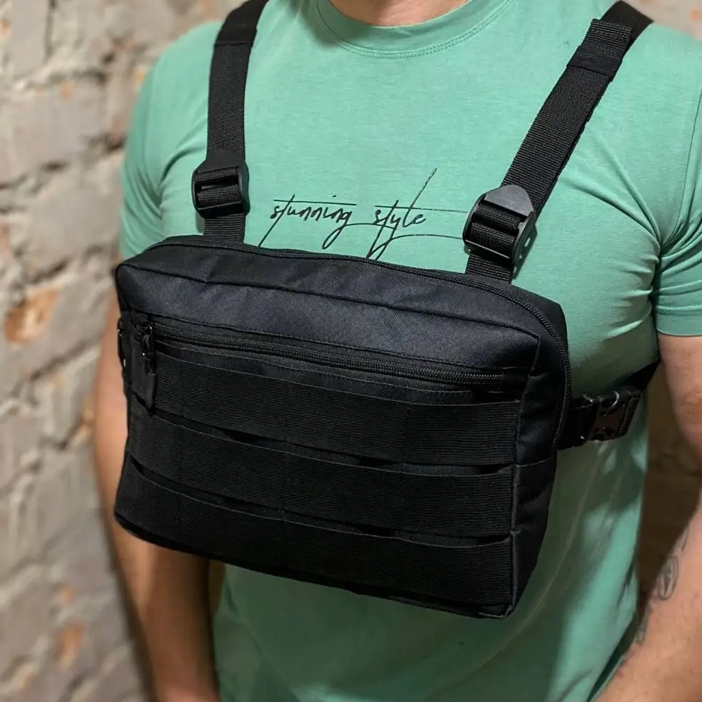 Мужская сумка через плечо нагрудная - фото 12 Мужская сумка через плечо нагрудная - фото 12