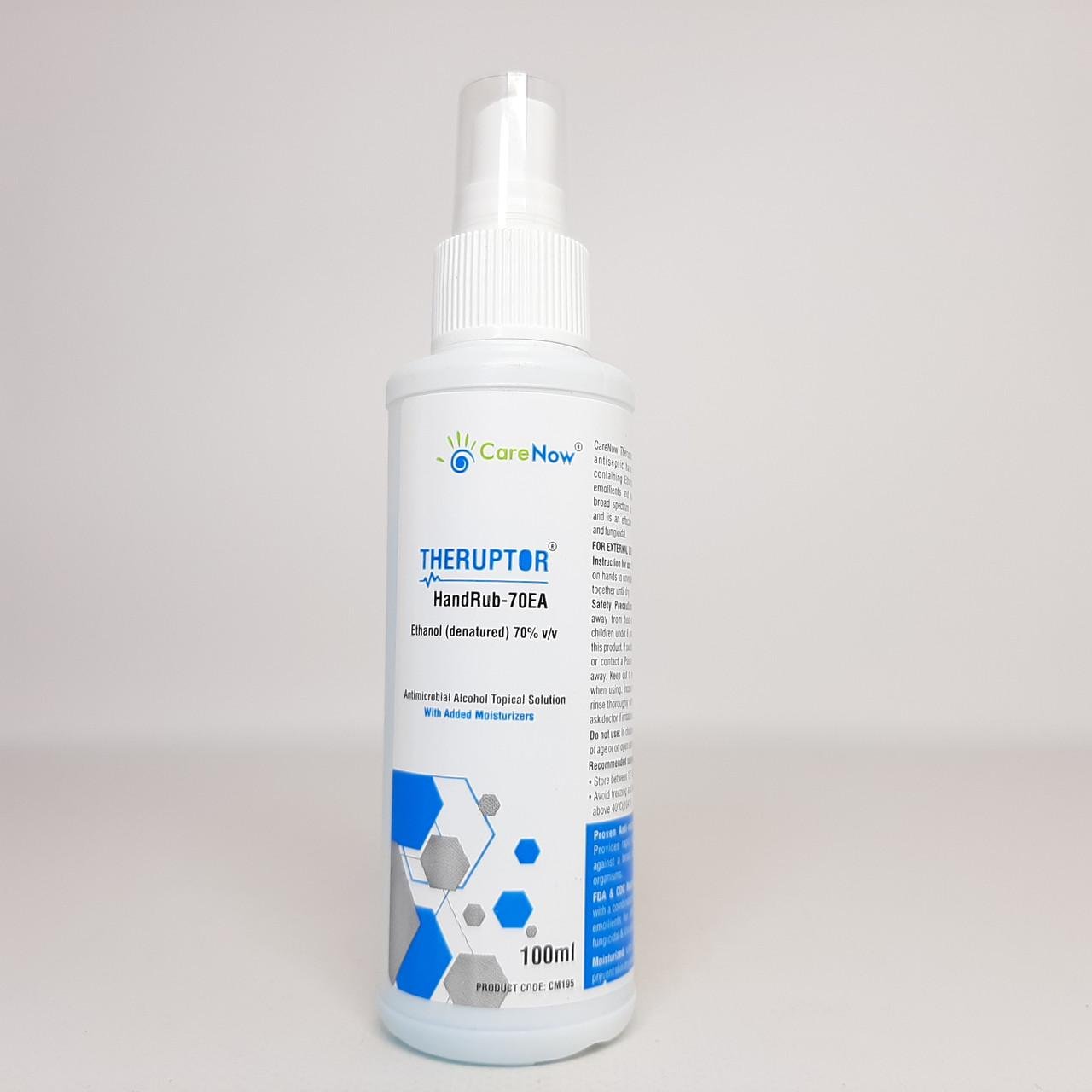Антисептический раствор для гигиены рук CareNow Theruptor 70EA 100 мл (X-2239)