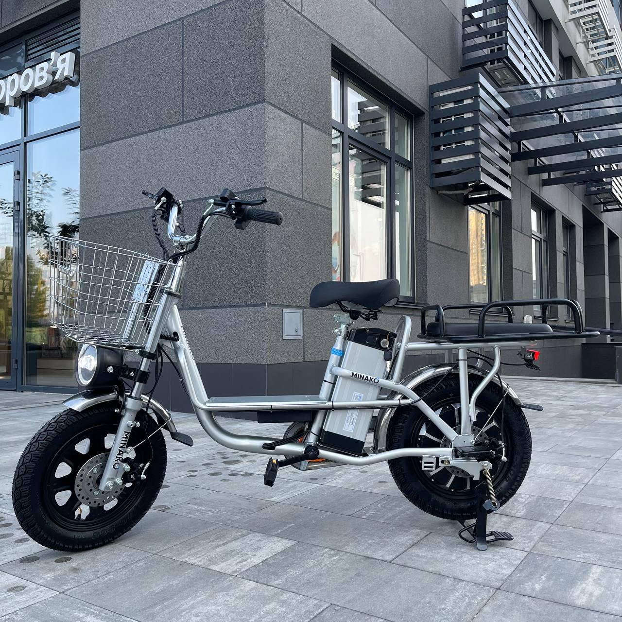 Електровелосипед Minako Monster 16" Chrome з підсиленим багажником (09865543) - фото 12 Електровелосипед Minako Monster 16" Chrome з підсиленим багажником (09865543) - фото 12