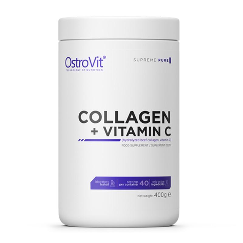 Колаген OstroVit Collagen + Vitamin C Без смаку 400 г (18766-01)