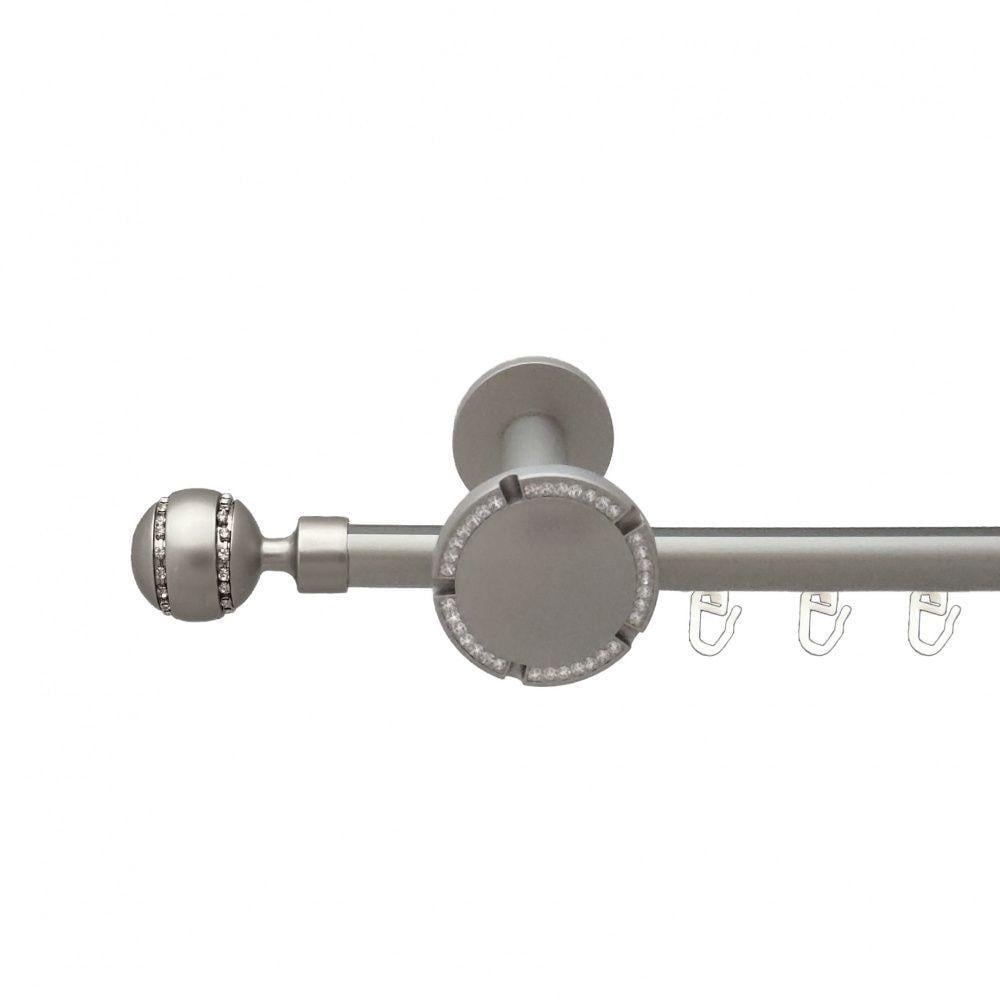 Карниз для штор Orvit Аркадия однорядный профильный 19 мм 300 см Сатин (00-00015230)