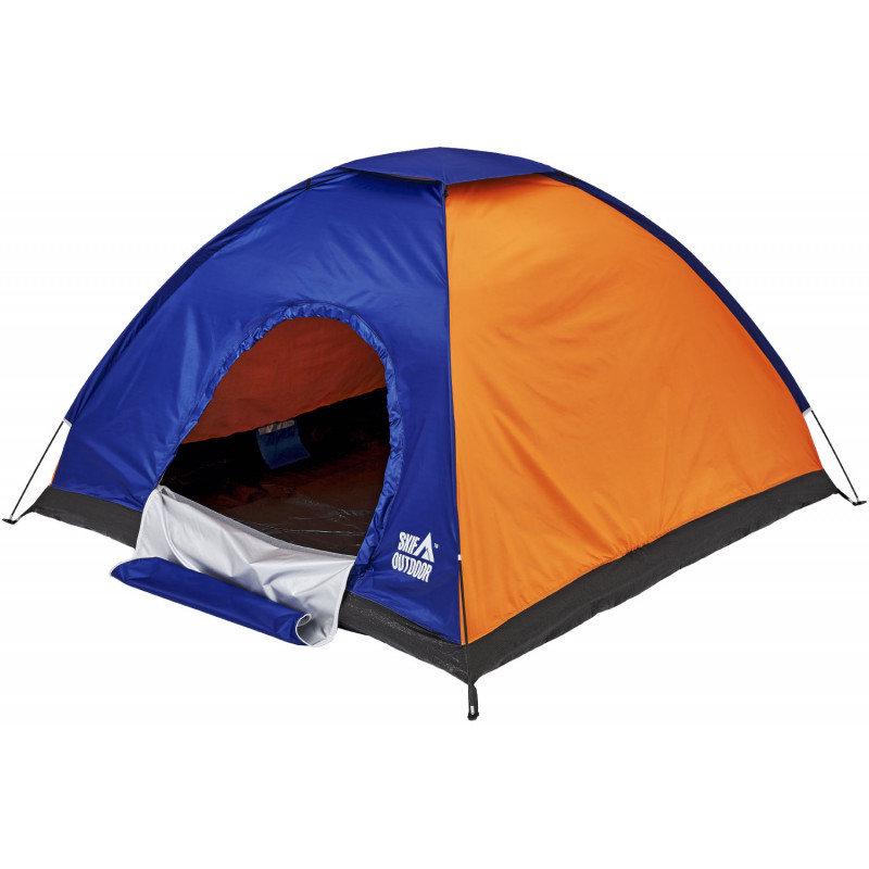 Палатка Skif Outdoor Adventure I 200x200 см Orange/Blue (81810) - фото 6