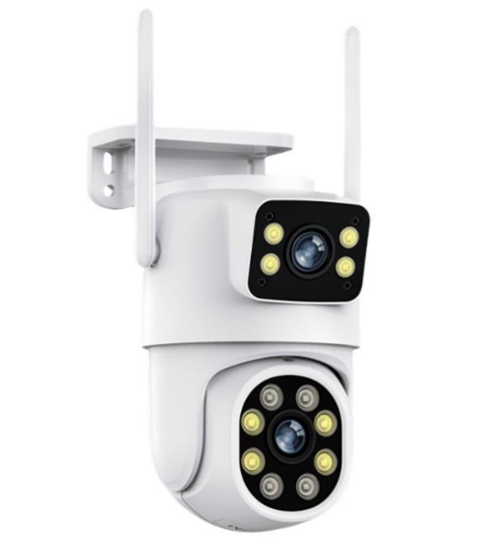 Камера уличная Q30-6MP Wi-Fi поворотная с двойной оптикой 6 Мп Wi-Fi Белый (2390000024)