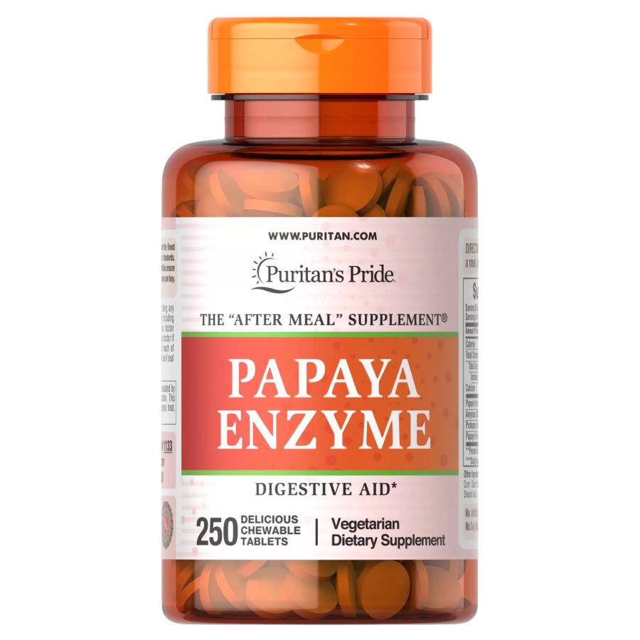 Натуральная добавка Puritan's Pride Papaya Enzyme 250 жевательных таб. (8362)