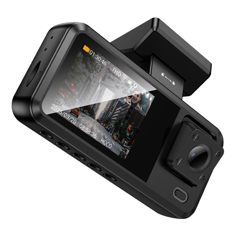 Видеорегистратор Hoco DV15 2-inch 720P/Wi-Fi App/3 камеры (ЦУ-00048362) - фото 4 Видеорегистратор Hoco DV15 2-inch 720P/Wi-Fi App/3 камеры (ЦУ-00048362) - фото 4