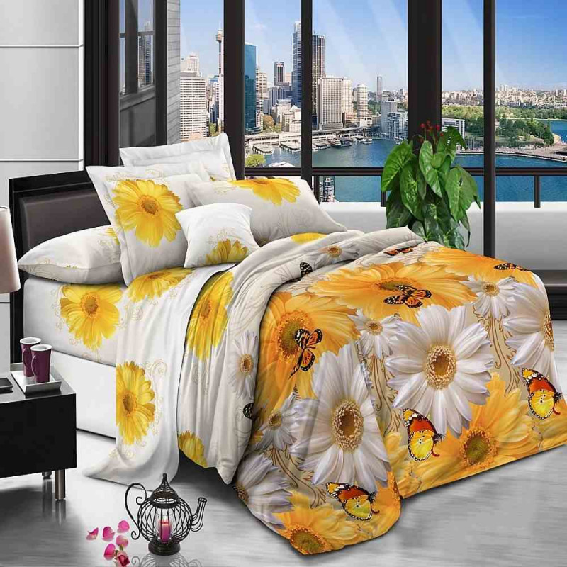 Комплект постельного белья Vital Textile Голд Люкс бязь полуторный 150х220 см (BL1.5-597)