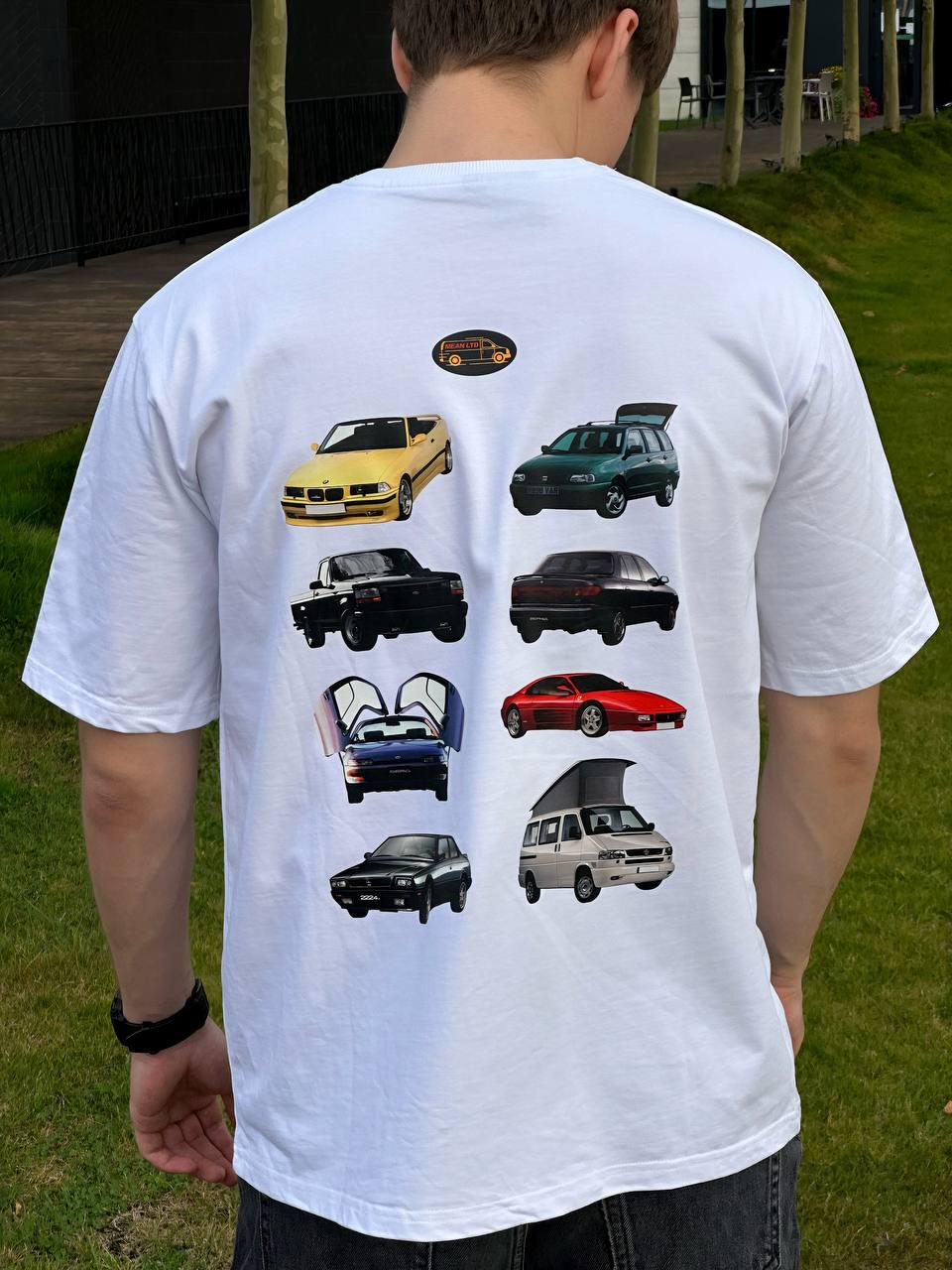 Футболка MEAN LTD Cars of 90s XL Белый (MLD9120774)