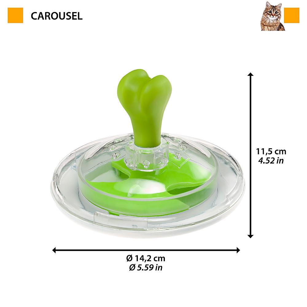 Игрушка для собак и кошек Ferplast Carousel дозатор корма 14,2х14,2х11,5 см (85487099) - фото 2