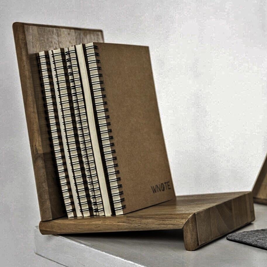 Полка книжная настольная из дерева Аларден Палисандр (КПА-010202)