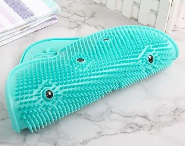 Коврик-скраббер для массажа ног противоскользящий OSPORT силиконовый Бирюзовый (MS 4203) - фото 3 Коврик-скраббер для массажа ног противоскользящий OSPORT силиконовый Бирюзовый (MS 4203) - фото 3