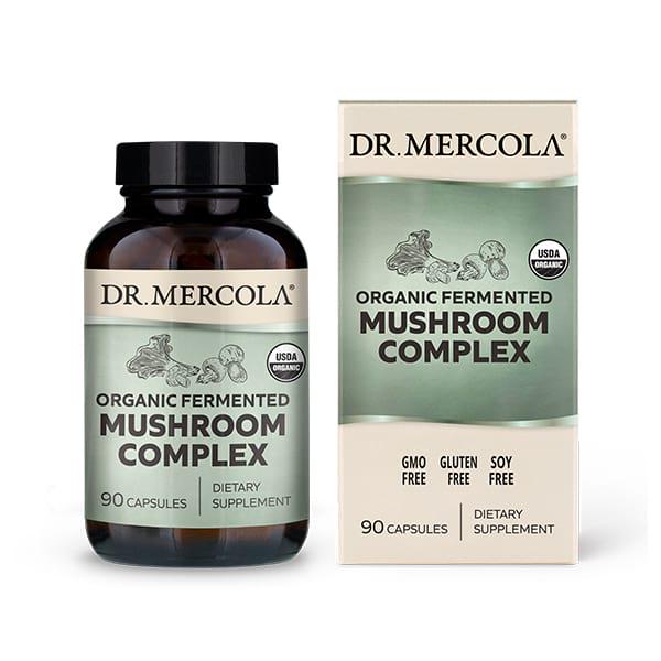 Натуральна добавка Dr. Mercola Fermented Mushroom Complex 90 капс. (9534)