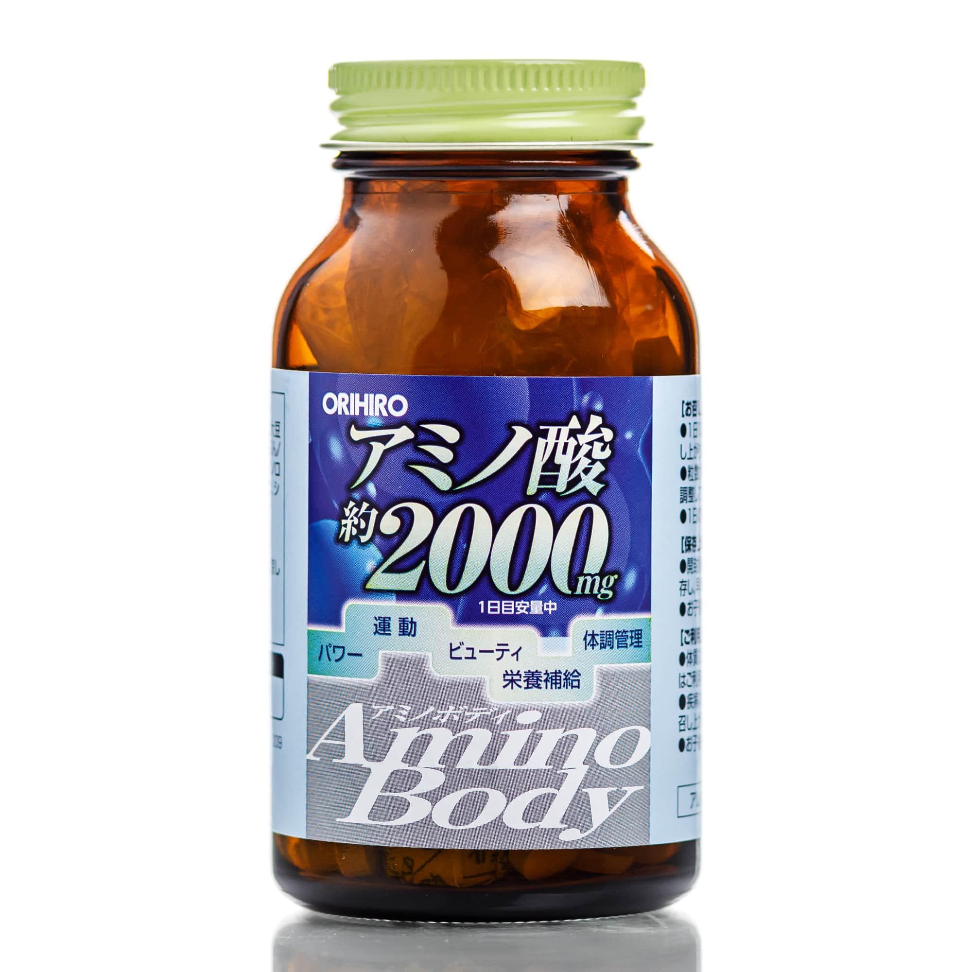 Аминокислоты для активного похудения Orihiro Amino Body 2000 25 дн. 250 шт.