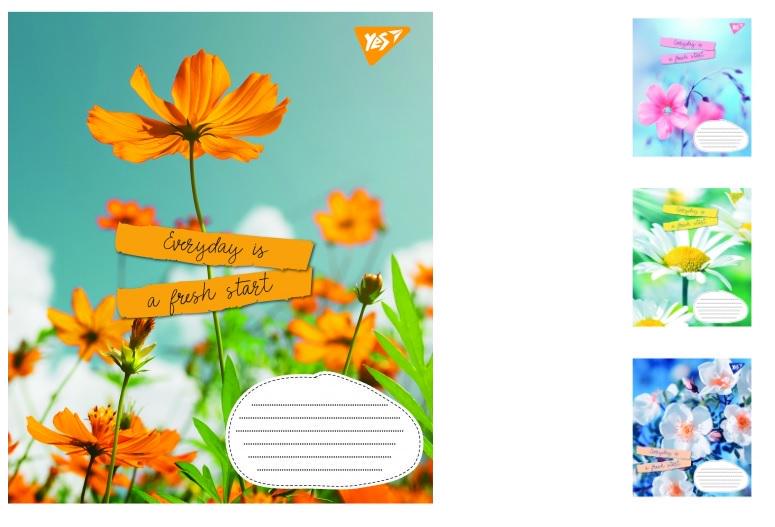 Зошити учнівські у клітинку 1 вересня Summer flowers 60 арк. 10 шт. в уп. (MTT-148863) - фото 1 Зошити учнівські у клітинку 1 вересня Summer flowers 60 арк. 10 шт. в уп. (MTT-148863) - фото 1
