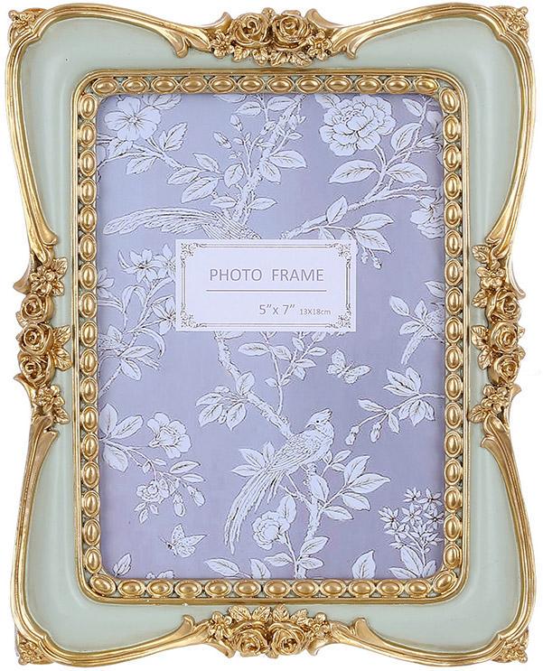 Фоторамка Animos Мятный Антик 022 13х18 см Мятный с золотым