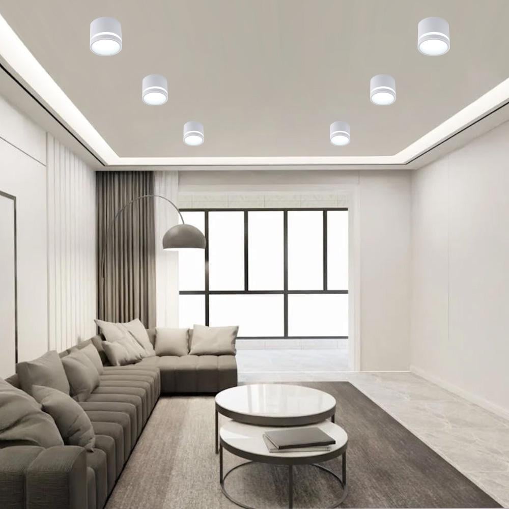 Светильник потолочный ESLLSE GELA R GX53 85x70 мм Белый (10514-1) - фото 11 Светильник потолочный ESLLSE GELA R GX53 85x70 мм Белый (10514-1) - фото 11