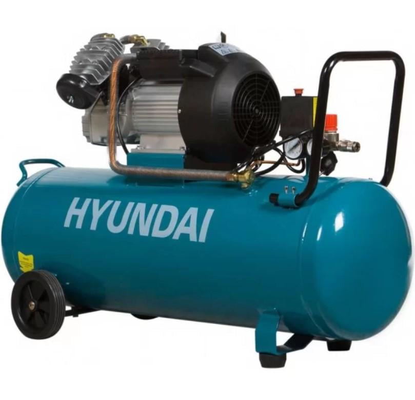 Компрессор воздушный Hyundai HYC 3080V 2,2 кВт 80 л 420 л/мин масляный/двухцилиндровый (22860)