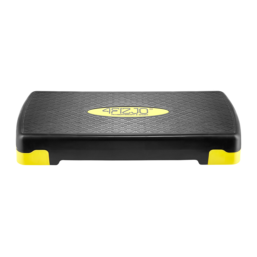 Степ-платформа 4fizjo 3-ступенчатая Black/Yellow 4FJ0149 - фото 2