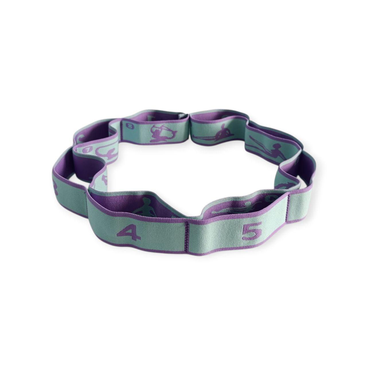 Еспандер-стрічка з 8 петлями RollerUA Purple/Grey - фото 3 Еспандер-стрічка з 8 петлями RollerUA Purple/Grey - фото 3