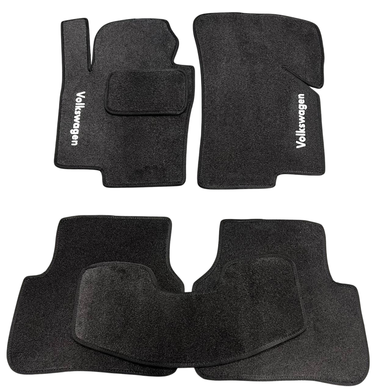Килимки в салон ворсові для Volkswagen Passat B6/B7 2005-2014 5 шт. Чорний (27327156)