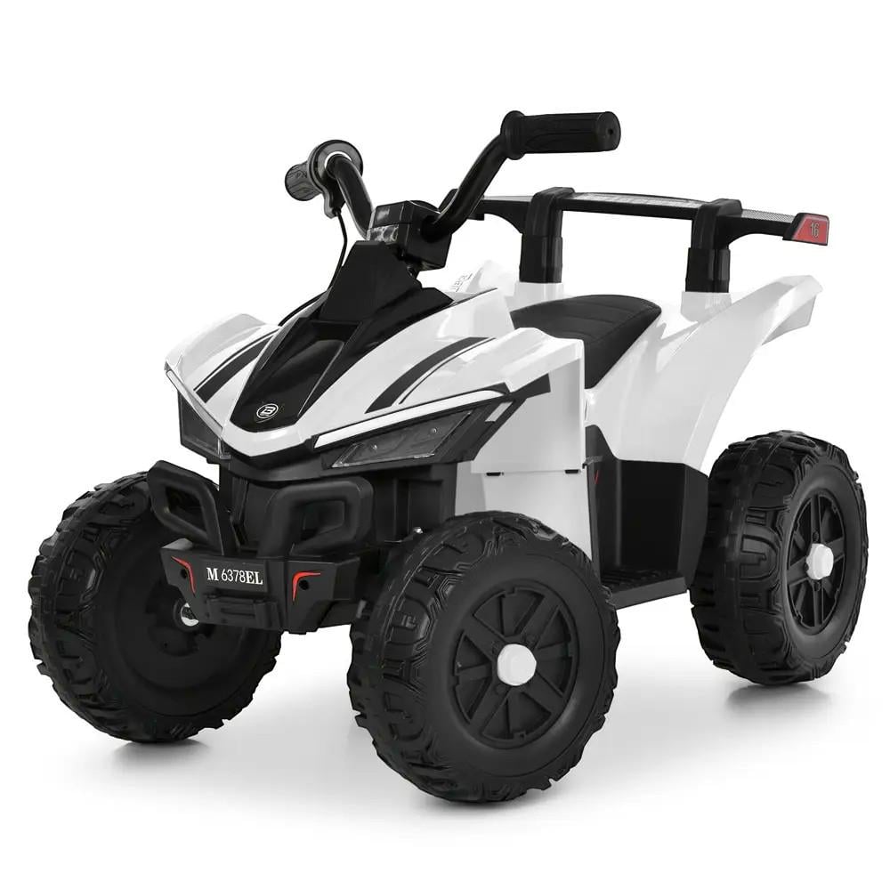 Электроквадроцикл детский Bambi M 6378EL-1 2 двигателя 12 В Белый