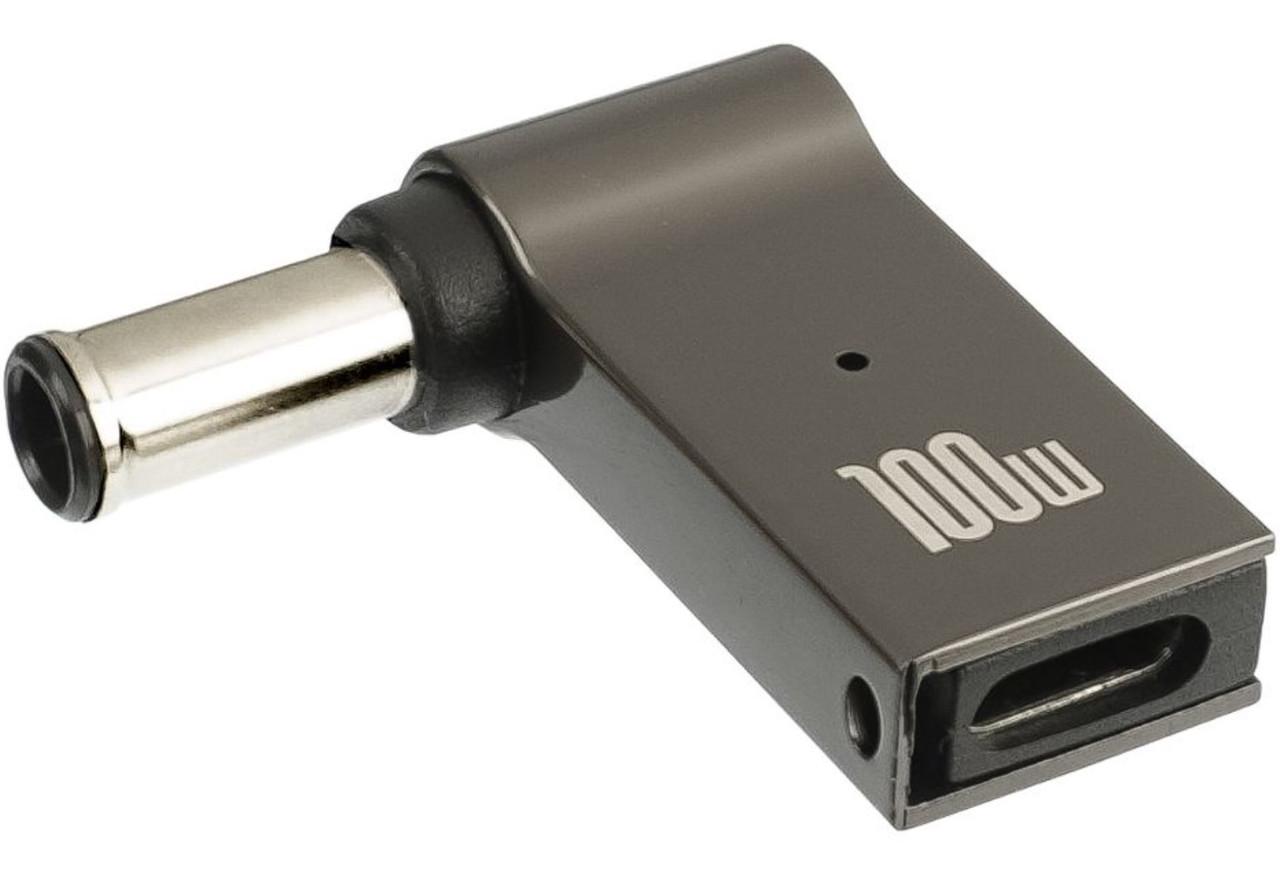Адаптер для зарядки ноутбуков Type-C to DC 6,5-4,4-1,4 мм 100W (2915143682)