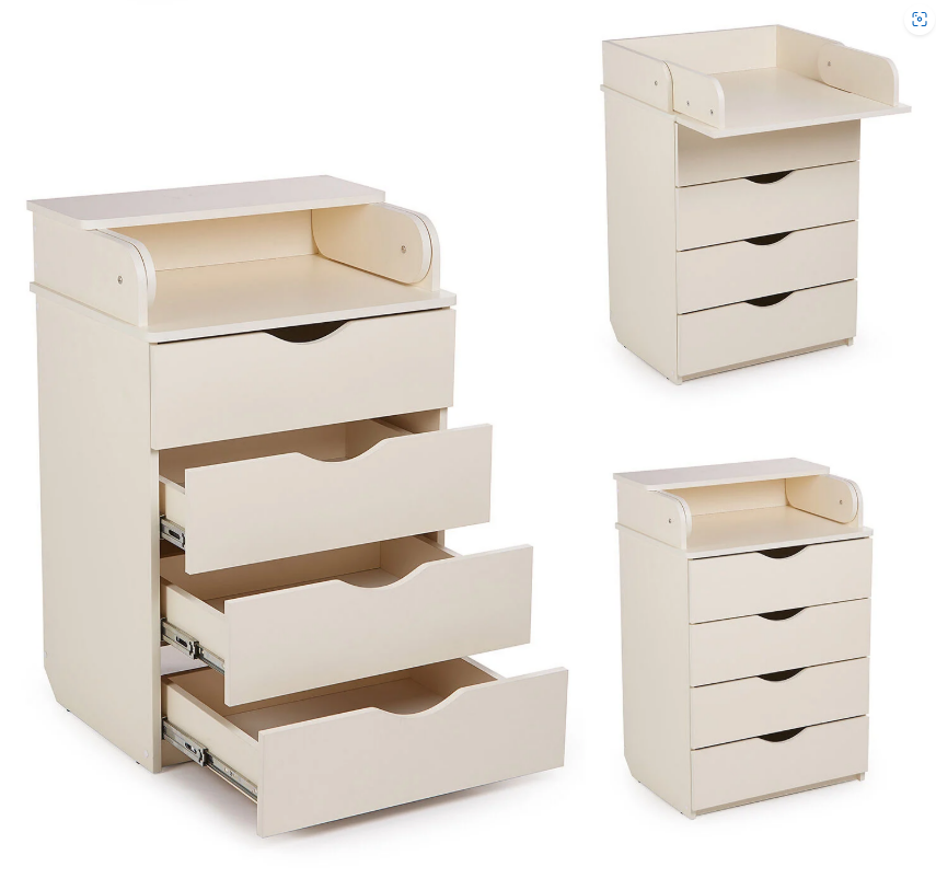 Комод для новорожденных с выдвижными ящиками 90х45х60 см Бежевый (DSK-602) - фото 4 Комод для новорожденных с выдвижными ящиками 90х45х60 см Бежевый (DSK-602) - фото 4
