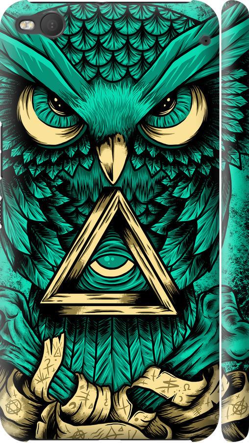 Чехол на HTC One X9 Сова Арт-тату (3971m-783-42517) Чехол на HTC One X9 Сова Арт-тату (3971m-783-42517)