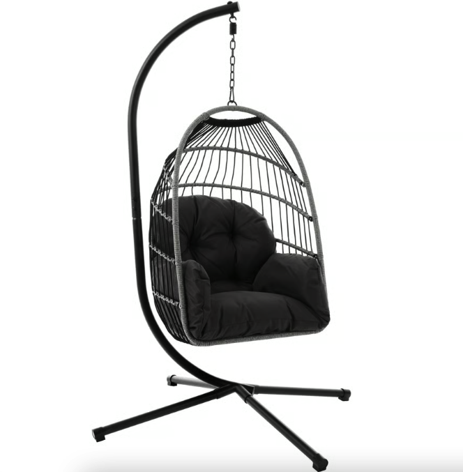 Кресло-кокон подвесной Di Volio Beluno Графитовый (4570)