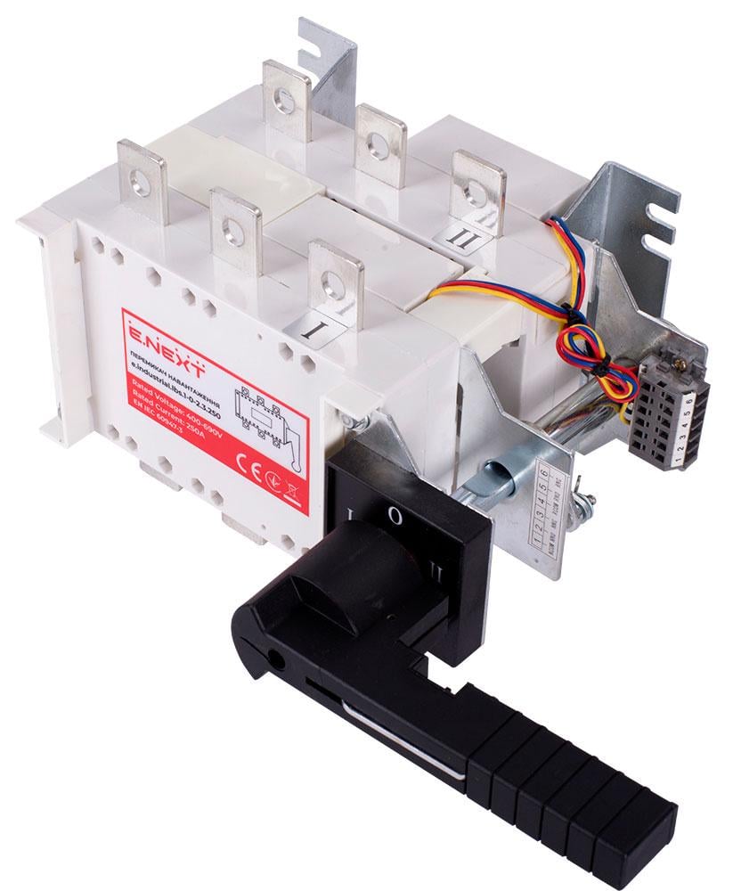 Переключатель нагрузки E.NEXT e.industrial.lbs.1-0-2.3.250 I-0-II 3P 250А 660V (i089008)