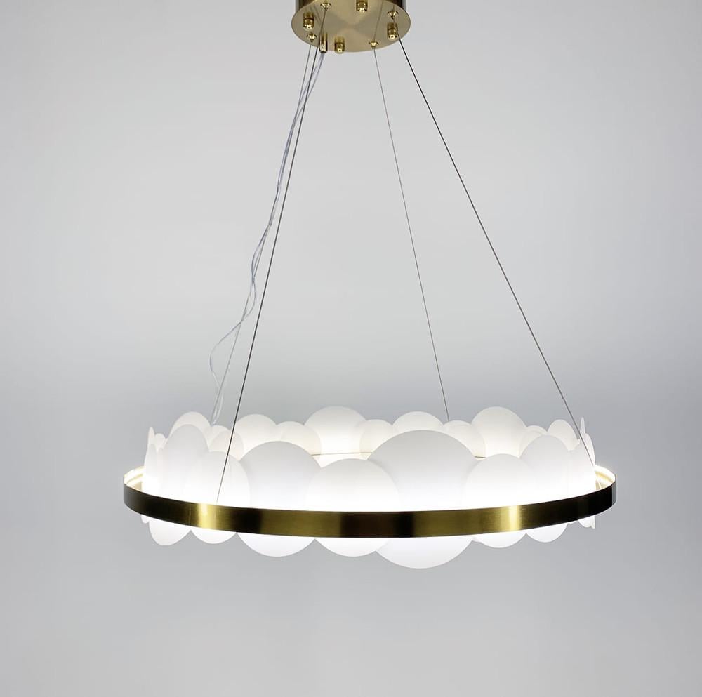 Люстра легкая дизайнерская подвесная 40 Вт Ø 80 см (D 1005)