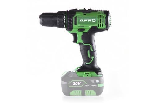 Шуруповерт-дрель аккумуляторный Apro 20DK 20В без АКБ и ЗУ в кейсе (895035) Шуруповерт-дрель аккумуляторный Apro 20DK 20В без АКБ и ЗУ в кейсе (895035)
