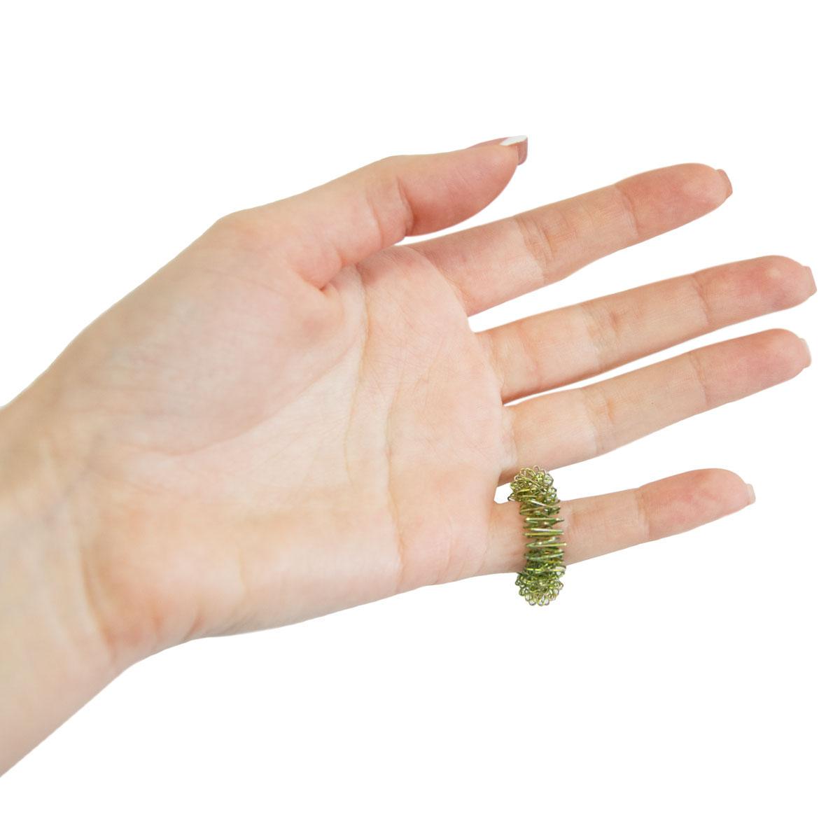 Массажер пружинный Су-джок кольцо на палец 9 мм (1009841-Gray-26) - фото 3 Массажер пружинный Су-джок кольцо на палец 9 мм (1009841-Gray-26) - фото 3