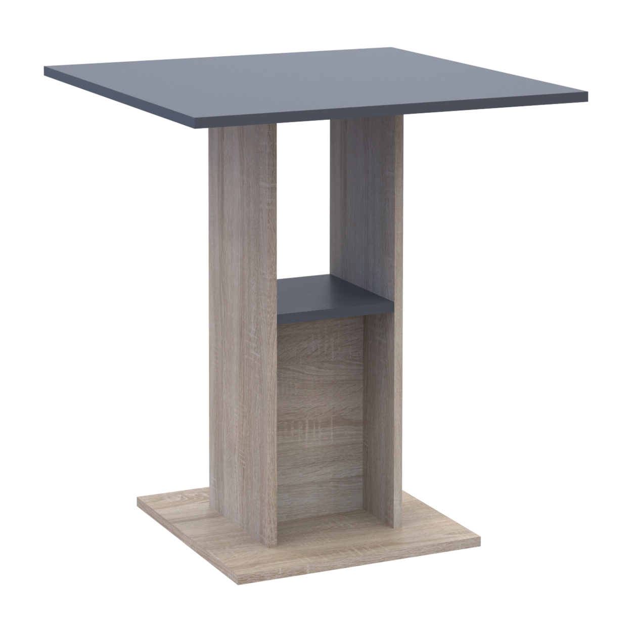 Стол Doros Коуд 70х70х74 см Дуб сонома/Графит (41510132) - фото 4