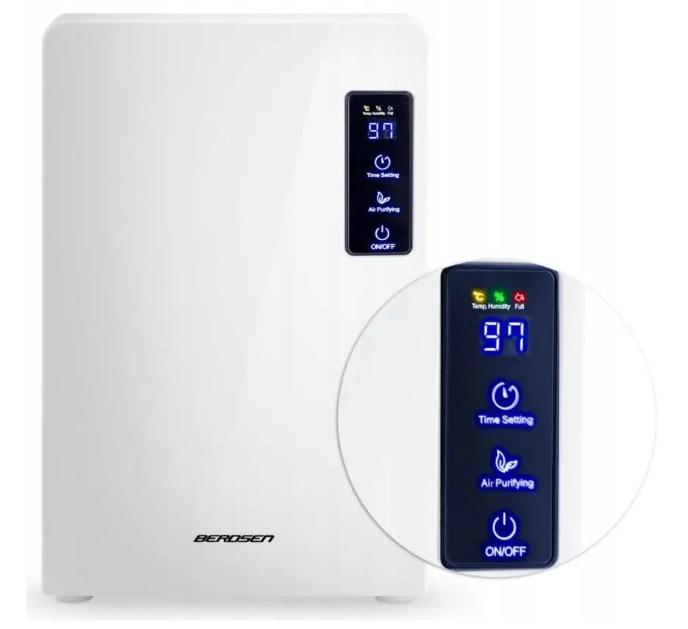 Осушитель воздуха Berdsen 90 Вт Белый - фото 5