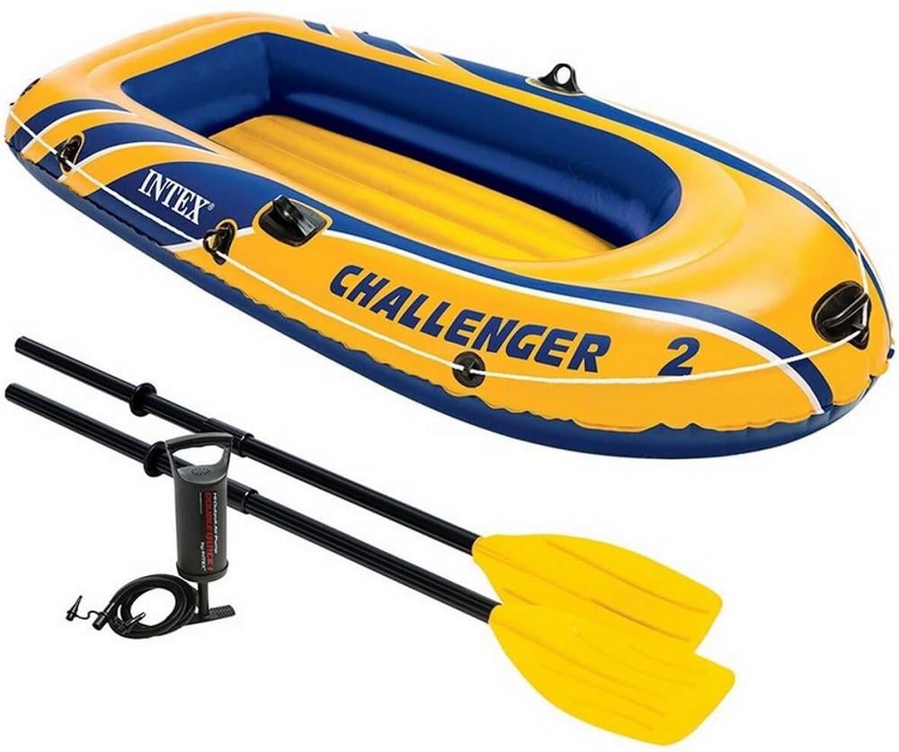 Човен двомісний Intex 68367 надувний Challenger 2 (2132705075) Човен двомісний Intex 68367 надувний Challenger 2 (2132705075)