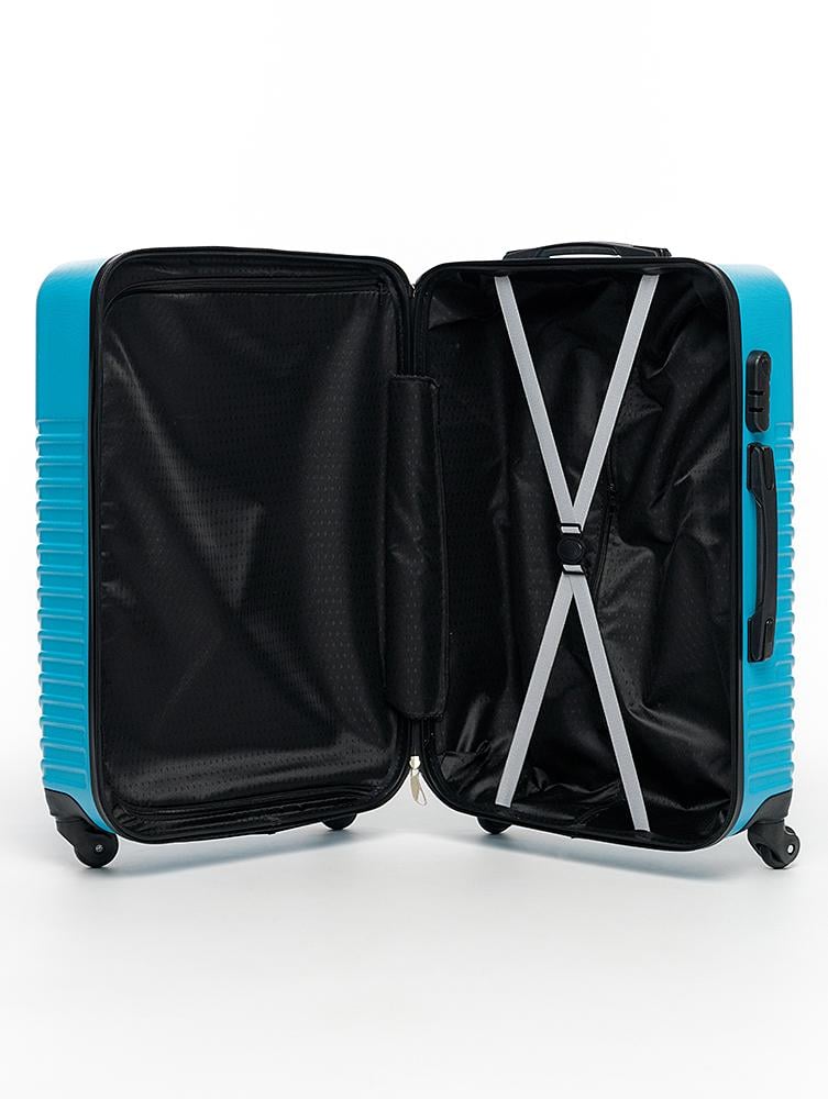 Чемодан мужской L Голубой (ЦБ-00230020) - фото 4