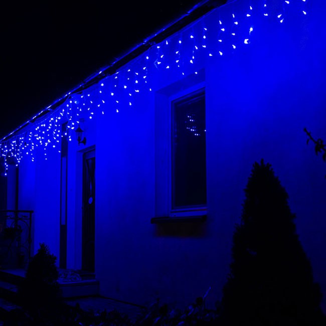Гірлянда-бахрома Springos Pilot вулична 20 м 500 LED Blue (CL506) - фото 5