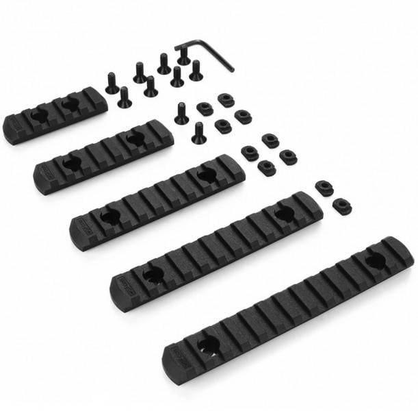 Набор планок Picatinny/Weaver для цевья M-Lok (101711) Набор планок Picatinny/Weaver для цевья M-Lok (101711)