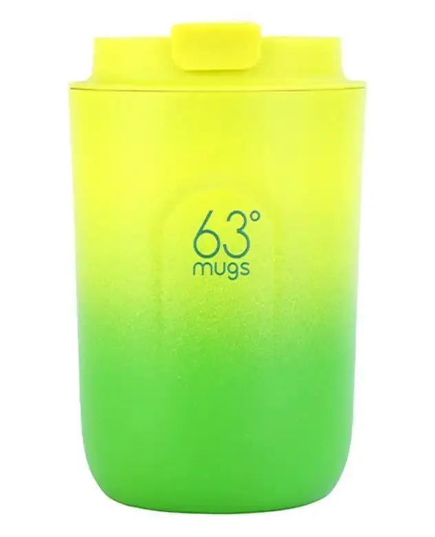 Термокружка с крышкой 63 Mugs 380 мл Лаймовый (300235)