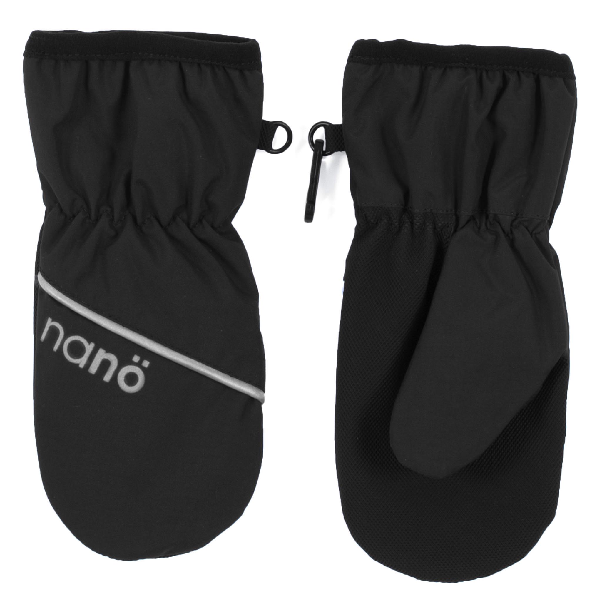 Рукавицы демисезонные для мальчика Nano BMITN210 на флисе непромокаемые 2-4 года Черный (BMITN210-Black-2/4)