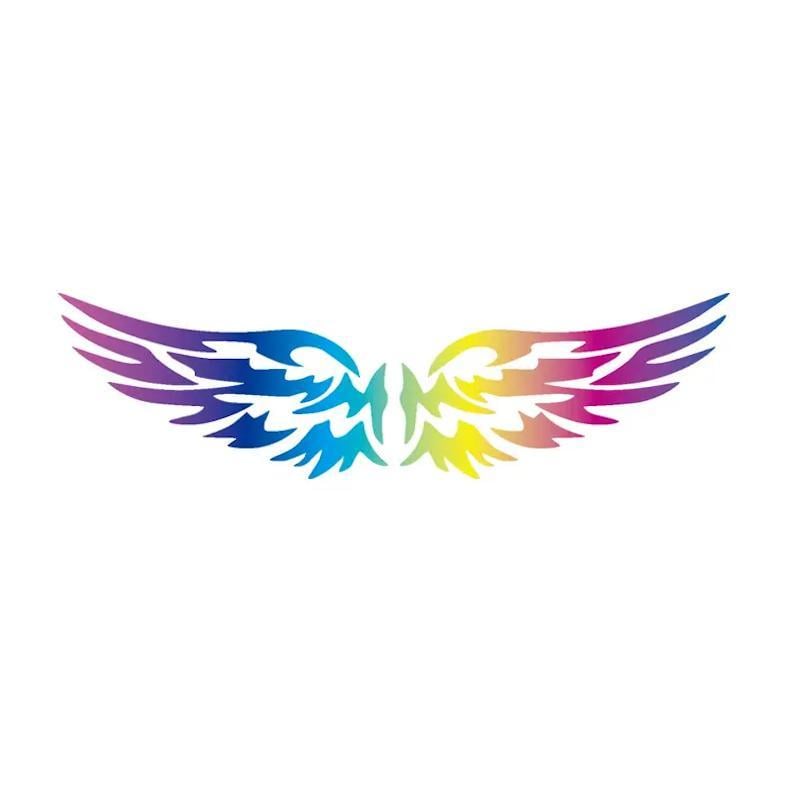 Наклейка для автомобіля Крила 19x5,5 см Лазерний (2789190619)