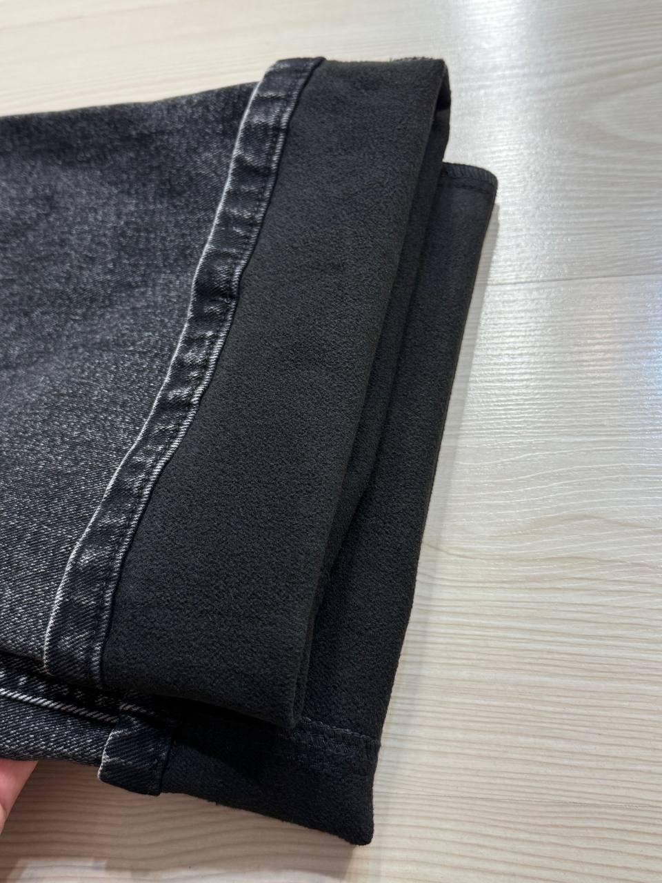 Джинси жіночі Vanver 82107 утеплені на флісі палаццо прямі р. 32 Чорний (5604) - фото 6