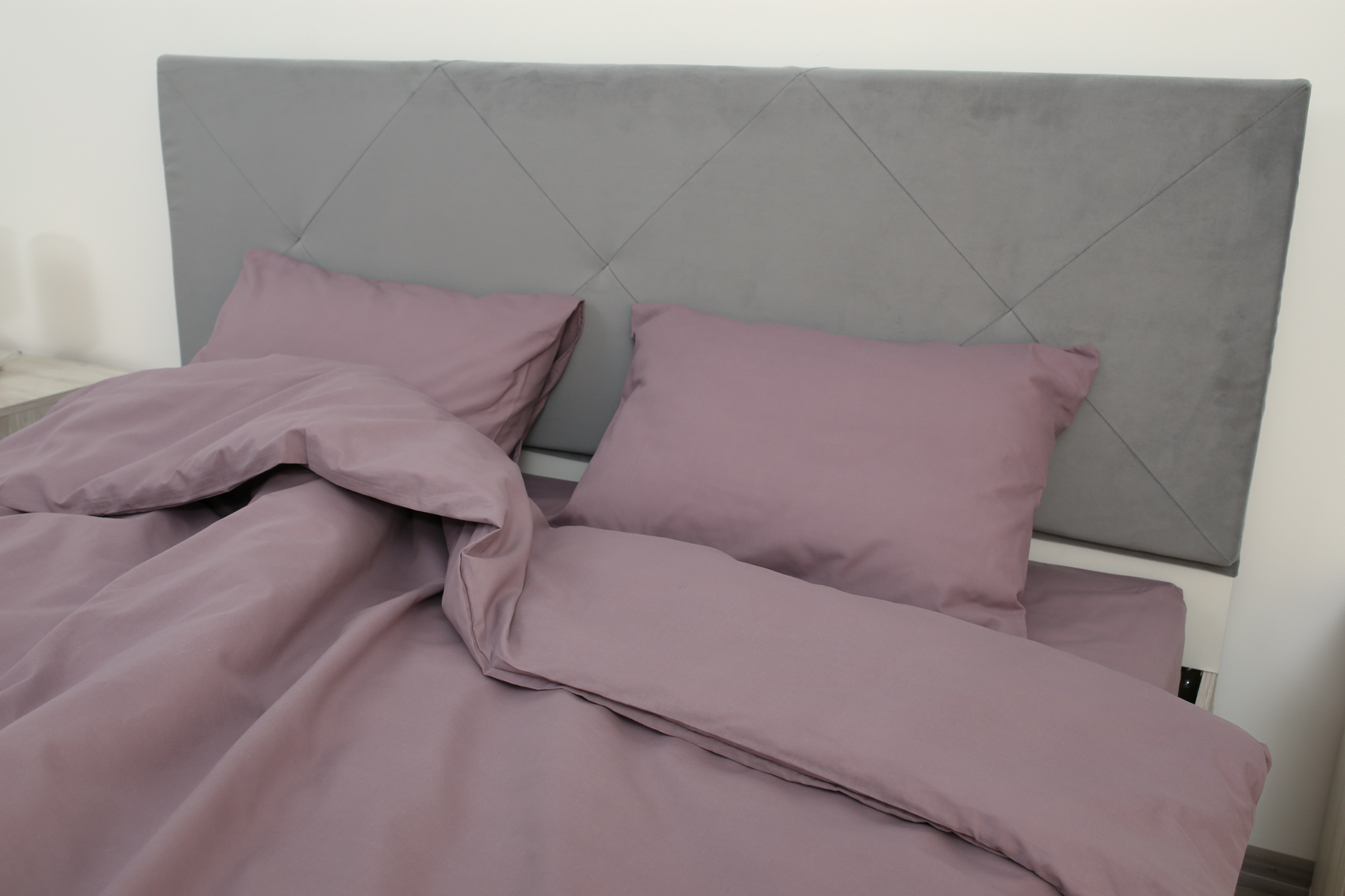 Комплект постельного белья полуторный Amore Glux-1038 бязь Сиреневый (KPB-A1,5-Glux-1038(50x70)_) - фото 3 Комплект постельного белья полуторный Amore Glux-1038 бязь Сиреневый (KPB-A1,5-Glux-1038(50x70)_) - фото 3