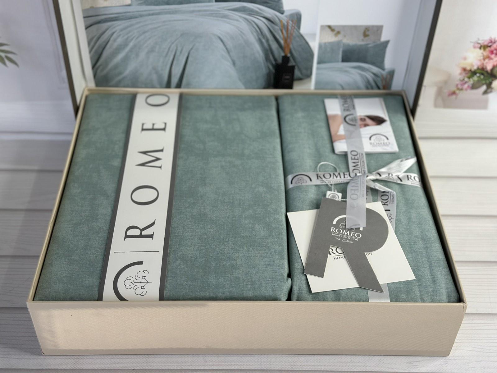 Комплект постільної білизни Rem поплін Євро Зелений (Rem1) - фото 2 Комплект постільної білизни Rem поплін Євро Зелений (Rem1) - фото 2