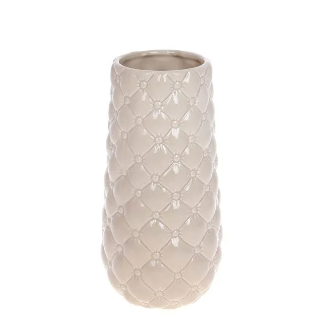 Ваза керамическая Flora 24 см Бежевый(32328) Ваза керамическая Flora 24 см Бежевый(32328)