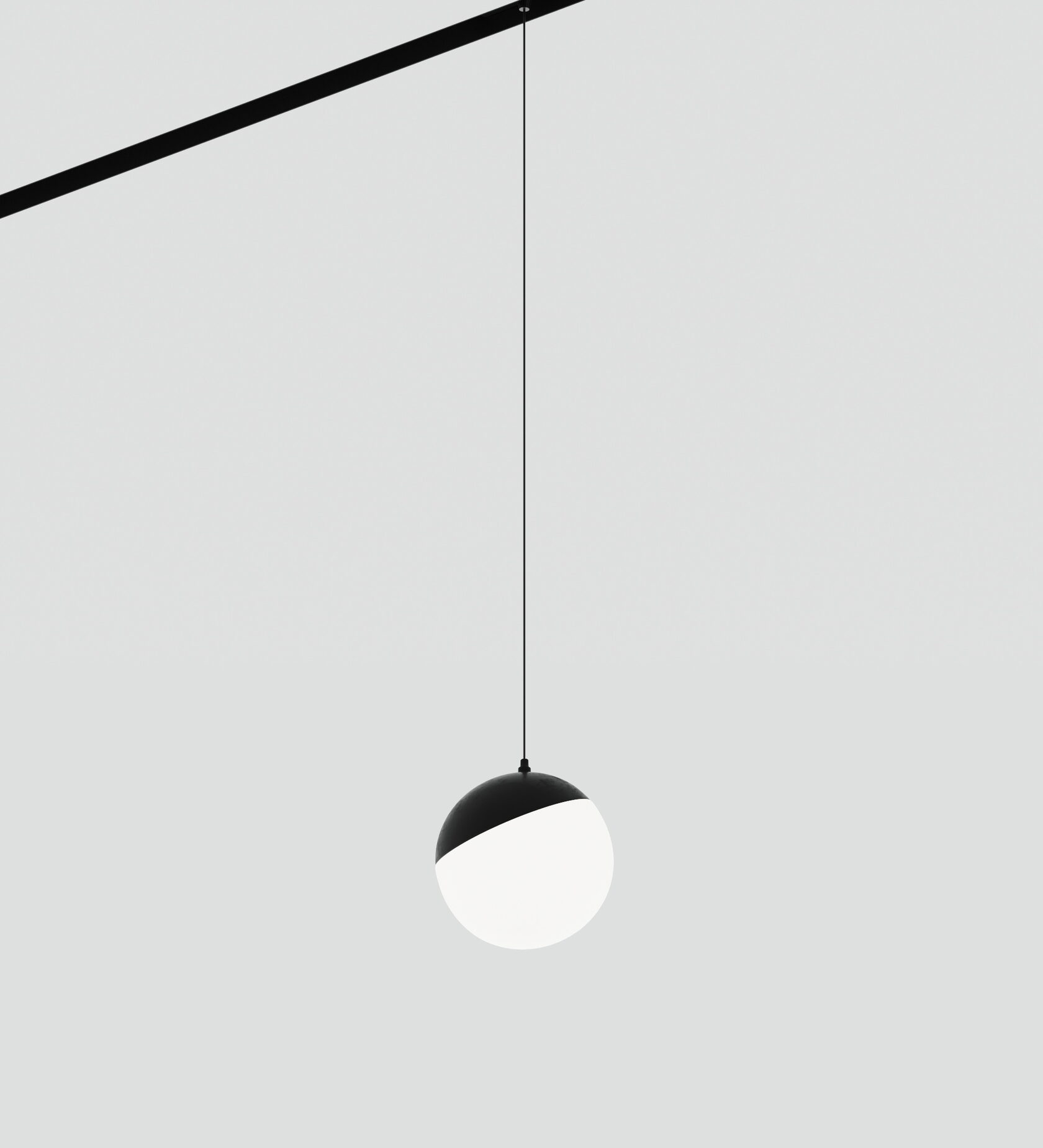 Светильник подвесной LiGHT HUB MOON 4000K BK (4456563)