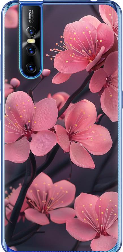 Чехол на Vivo V15 pro Пурпурная сакура (6075u-1763-42517)