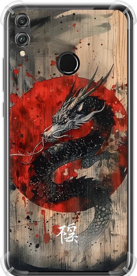 Чехол на Huawei Honor 8X Восточный дух (6100sp-1596-42517)