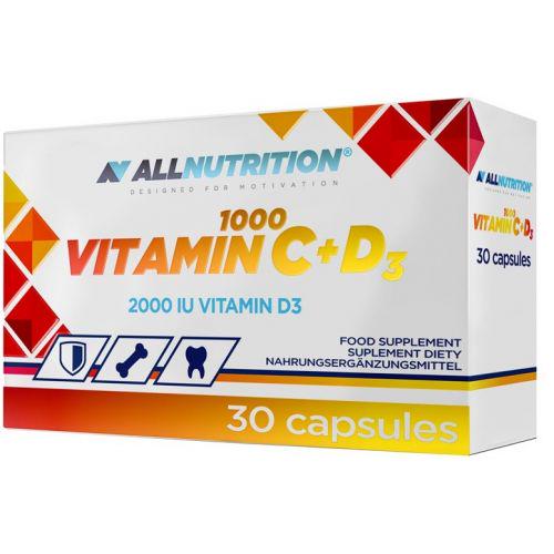 Витамин C для спорта All Nutrition Vitamin C 1000 + D3 2000 IU 30 Caps Витамин C для спорта All Nutrition Vitamin C 1000 + D3 2000 IU 30 Caps